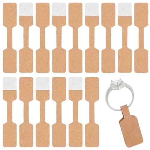 JEWELRY LABELS 500 PCS BLANK PRICE TAGS STICKERS EASY FOR HOME Packaging status original