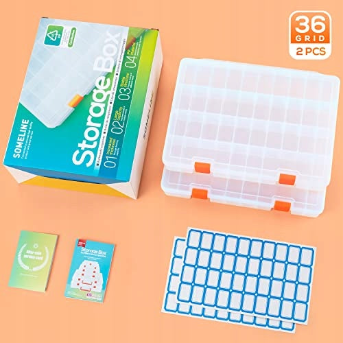 JEWELRY ORGANIZER CLEAR BOX EARRINGS NECKLACES plastic Color transparent
