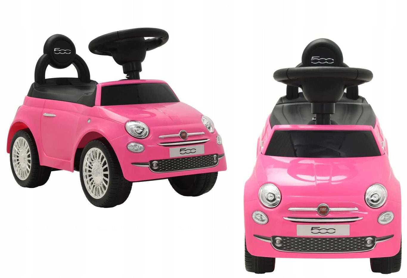 Fiat 500 Rutschauto, rosa 
