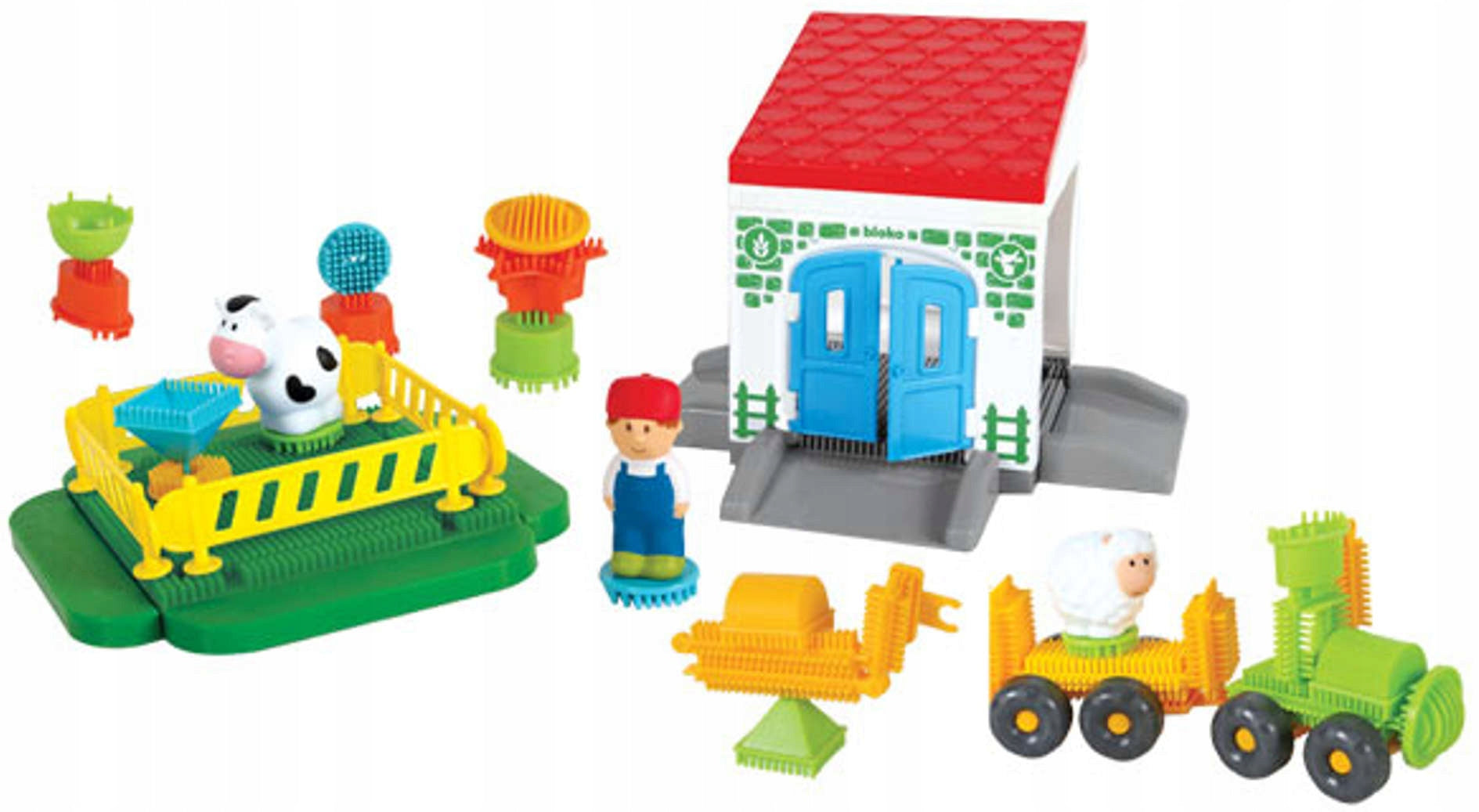 Blöcke mit einer Schubkarre Fisher-Price 