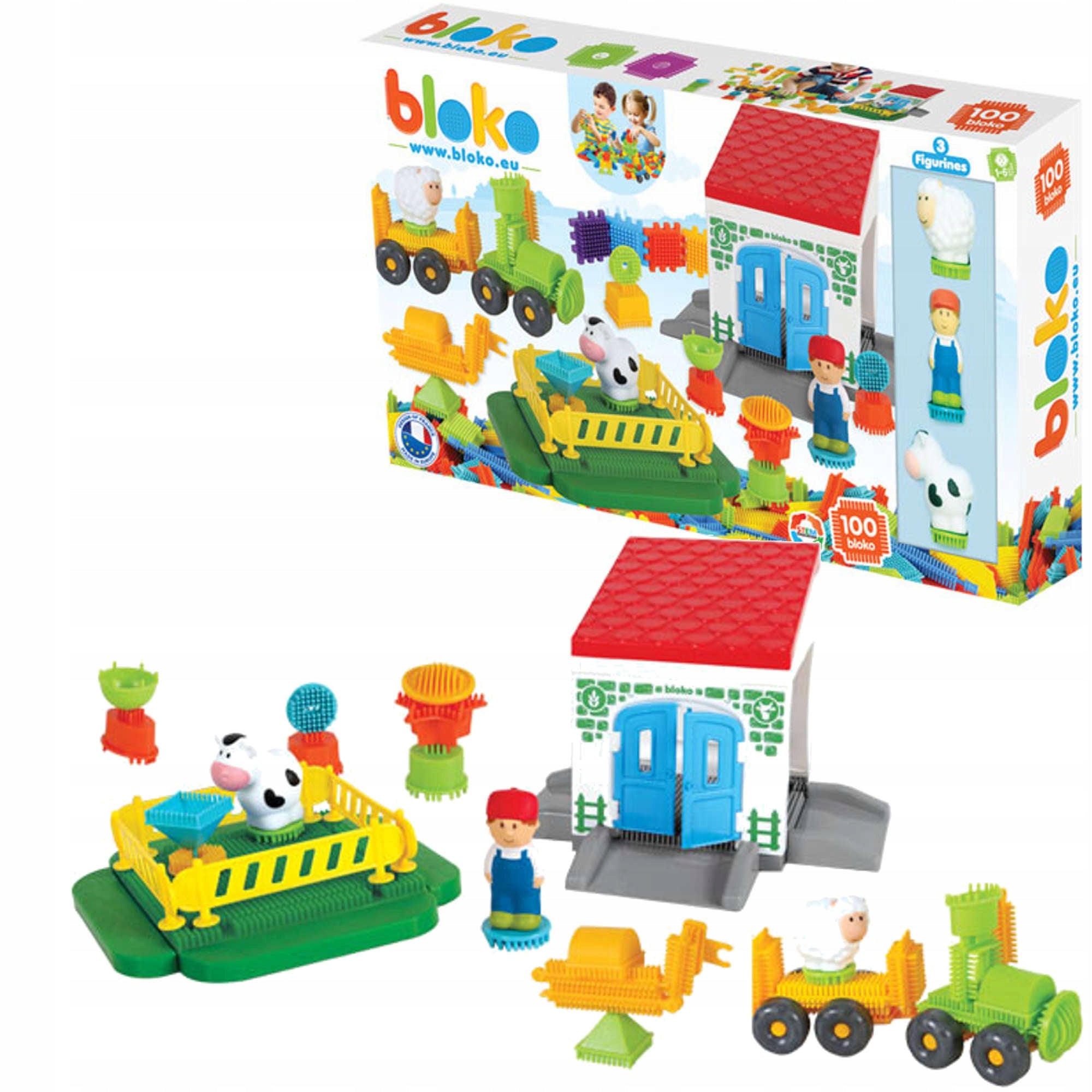 Blöcke mit einer Schubkarre Fisher-Price 
