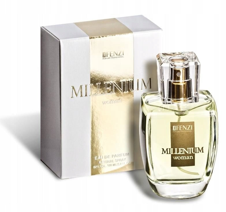 JFENZI Millenium Woman - Perfumed Water, 100 ml + Freebie Brand JFenzi