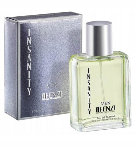 JFenzi INSANITY MEN 2x100ml Men's Eau de Parfum Brand JFenzi