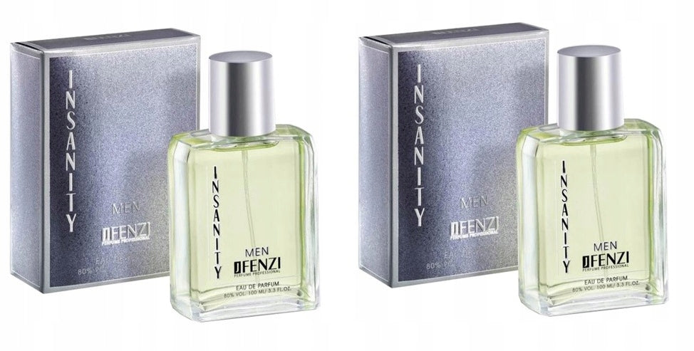 JFenzi INSANITY MEN 2x100ml Men's Eau de Parfum