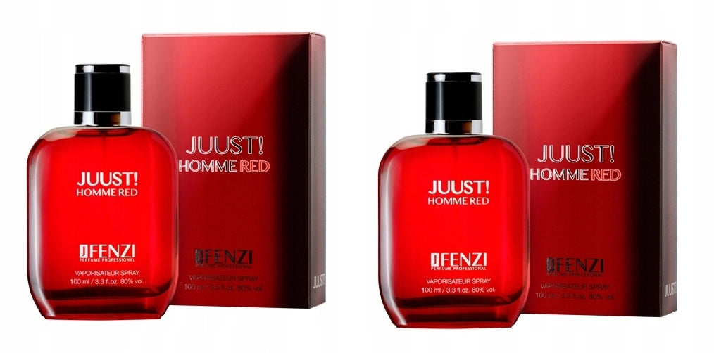 JFenzi JUUST! HOMME RED 2x100ml EDP male
