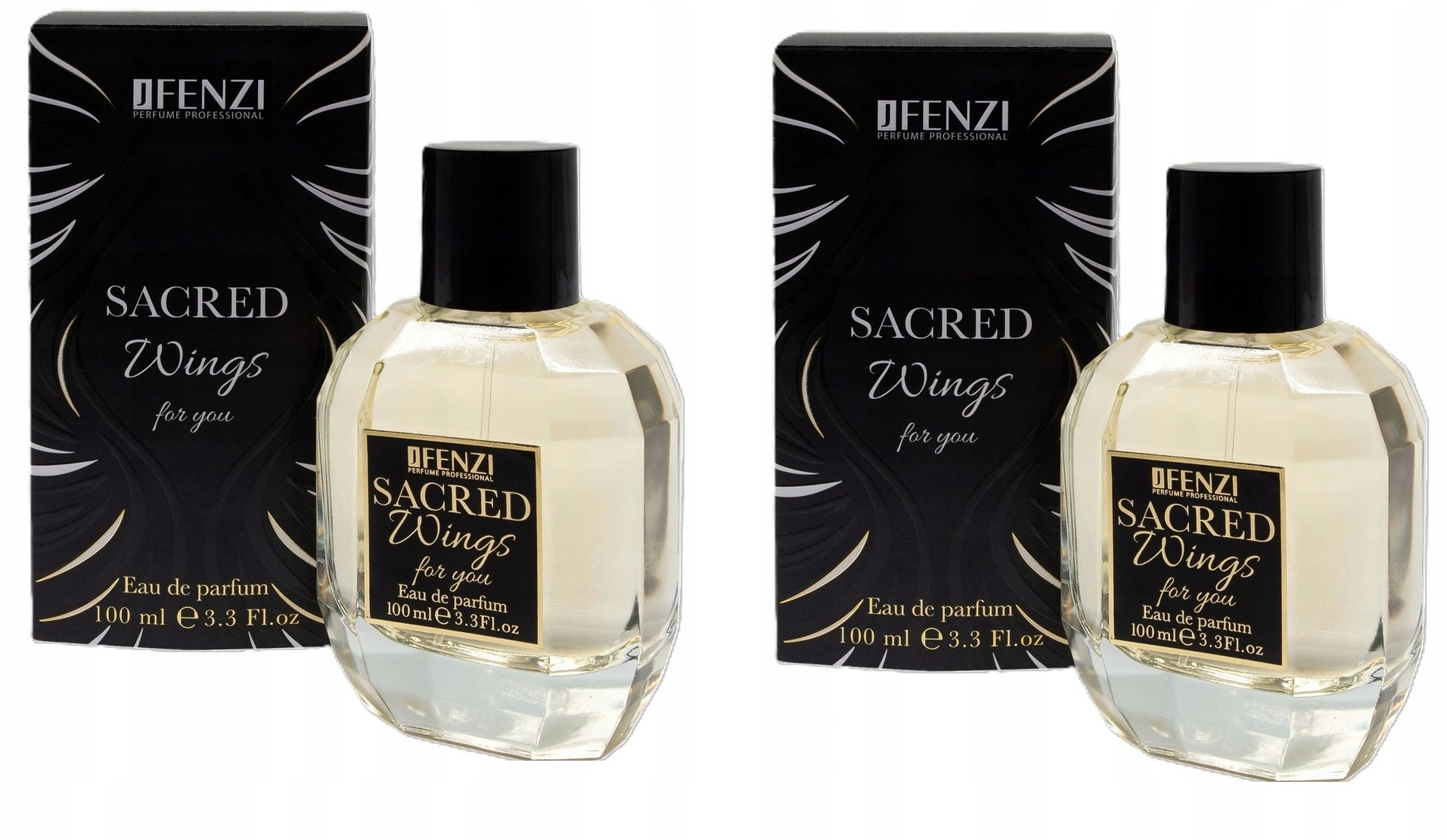 JFenzi Sacred Wings For Men/Women 2x100ml Eau de Parfum