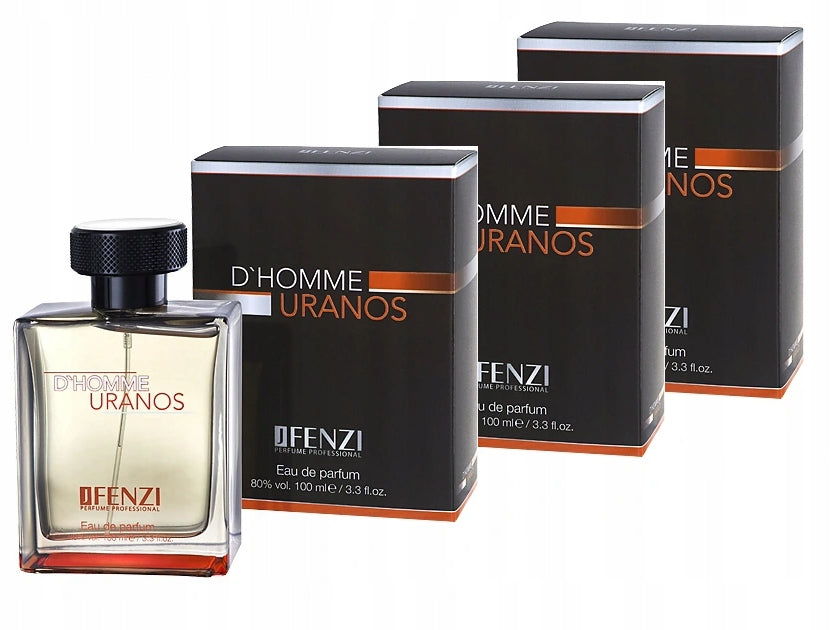 JFenzi Uranos D'Homme Men's Eau de Parfum 100ml Packaging status original