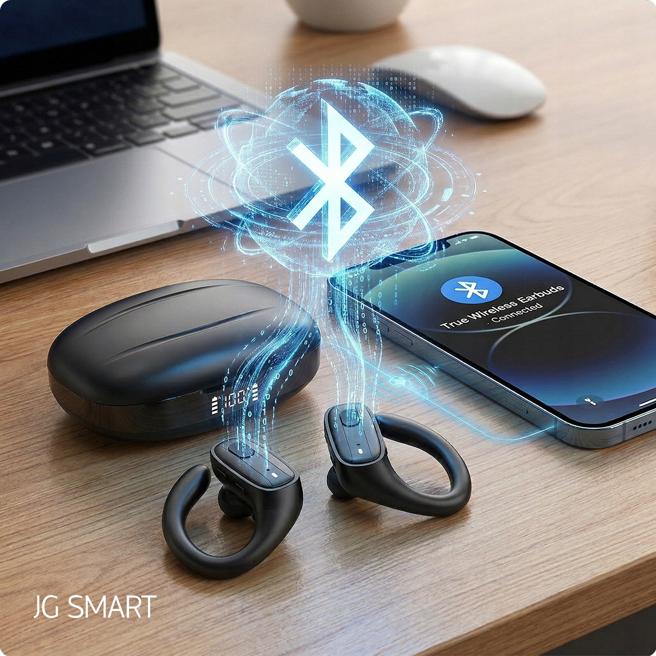 JG Smart Y80 Bluetooth EARBUDS Sports Waterproof Powerbank Manufacturer code Y80