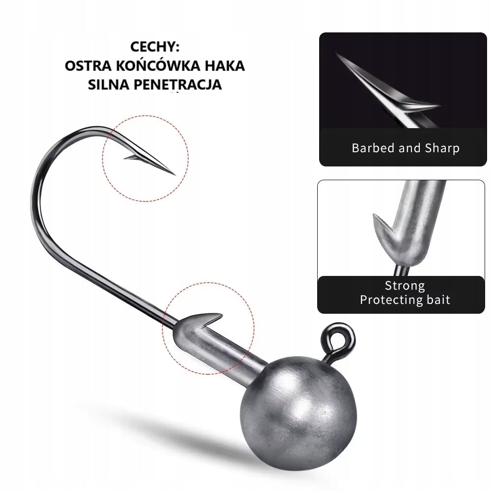 JIG SPINNING HOOKS 3,5G 10PCS FISHING Manufacturer code FA546A6D