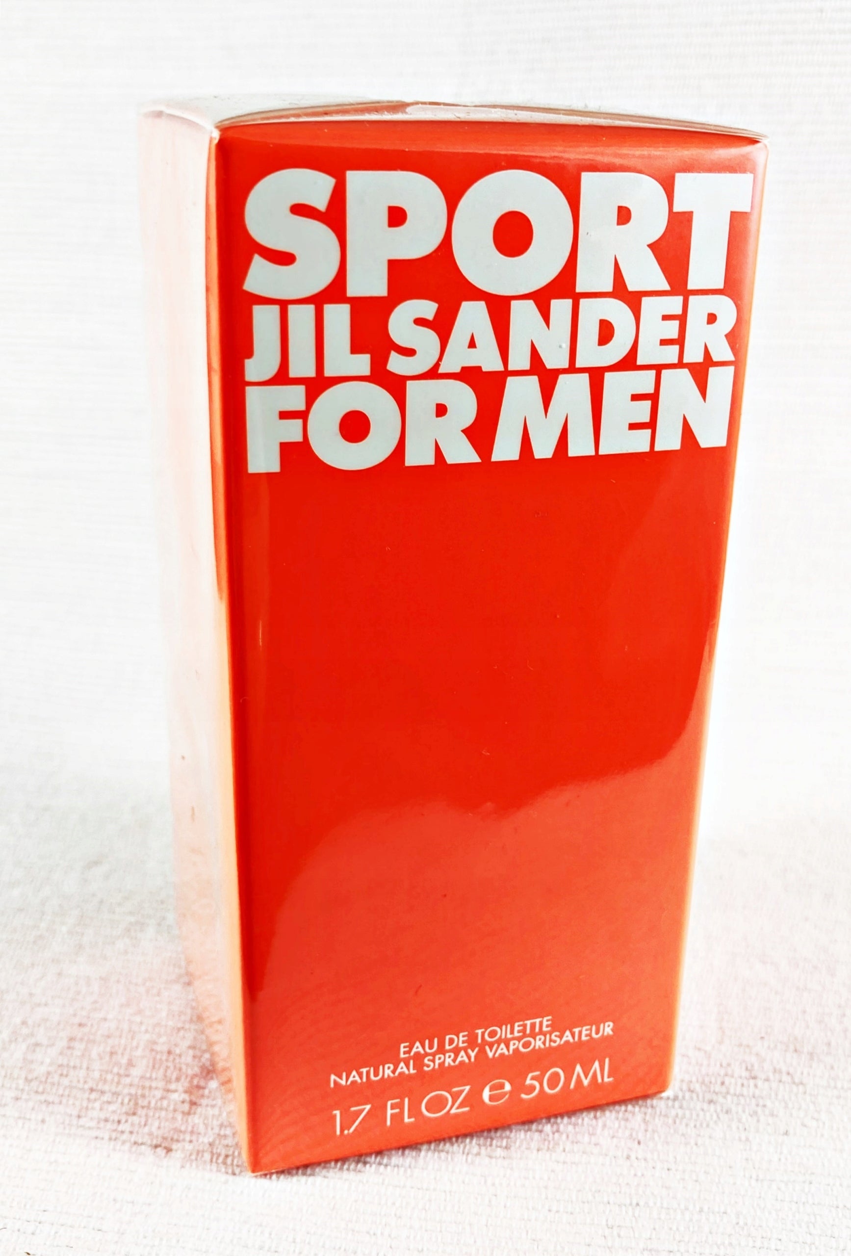 JIL SANDER SPORT FOR MEN 50 ML EAU DE TOILETTE UNIQUE Packaging status original