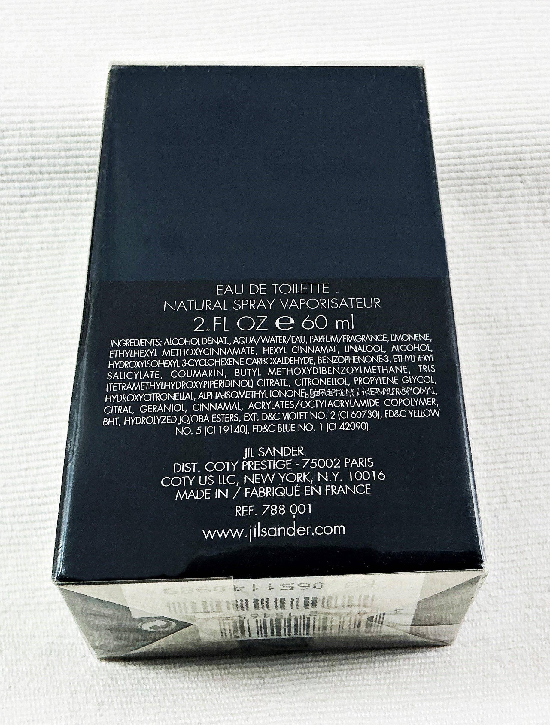 JIL SANDER ULTRASENSE 60 ML EAU DE TOILETTE UNIQUE Manufacturer code J3 0650865183