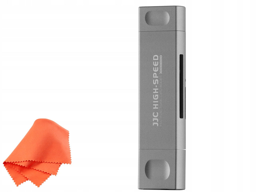 JJC CR-UCL1 GRAY SD and microSD memory card reader