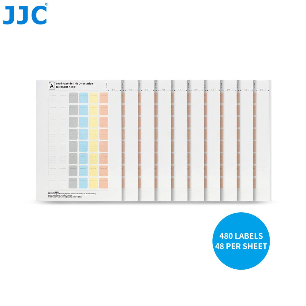 JJC - Samolepky na paměťové karty SD, XQD a CFexpress typu B, 480 ks