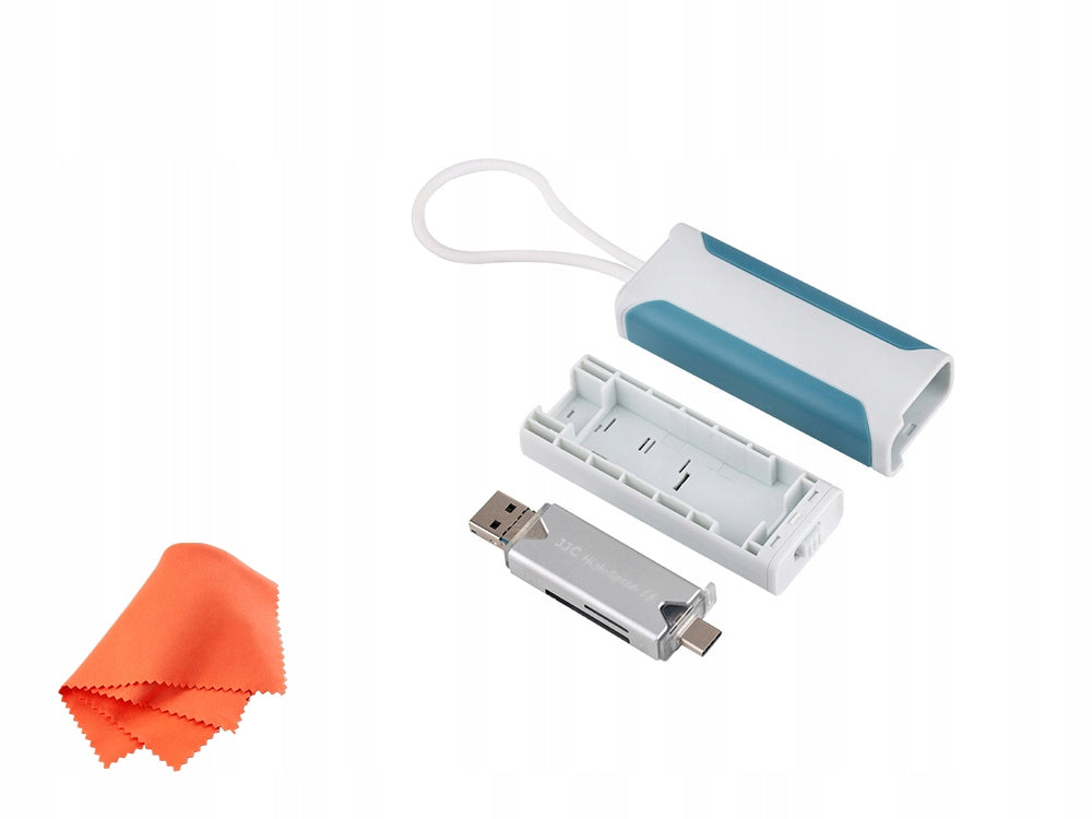 JJC memory card case with card reader