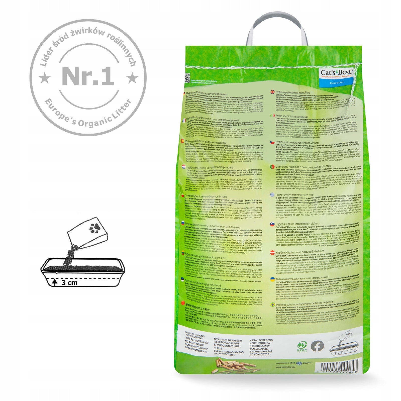 JK Cat's Best Universal litter 5,5 kg/10 l Trade name Cat's Best Universal