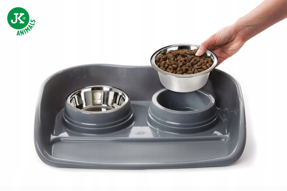 JK Plastic Washer with Two Stainless Steel Bowls
