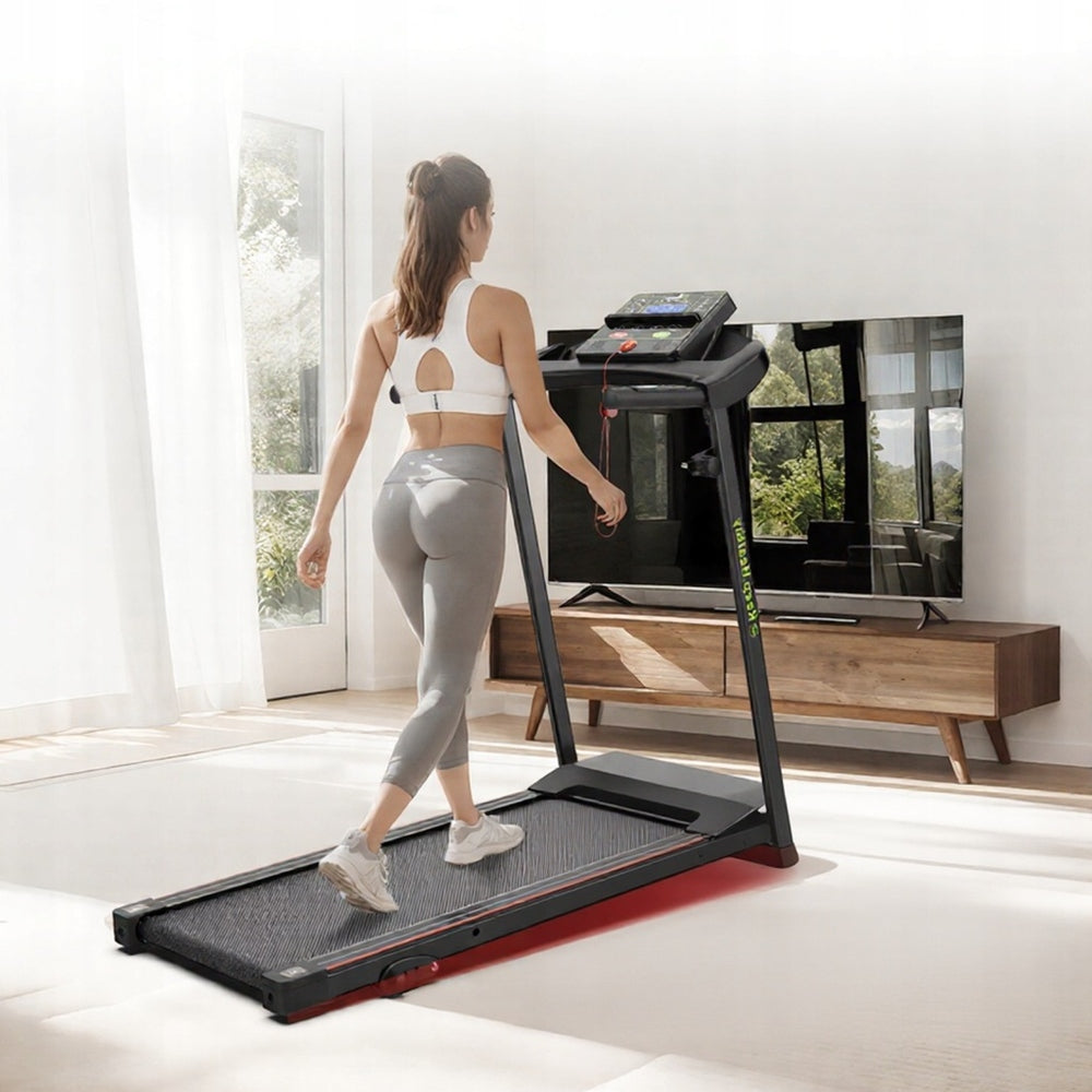 JK1608N-8 TREADMILL HOME ELECTRIC FOLDING 12km/h 2.5KM LED APP Brand no brand