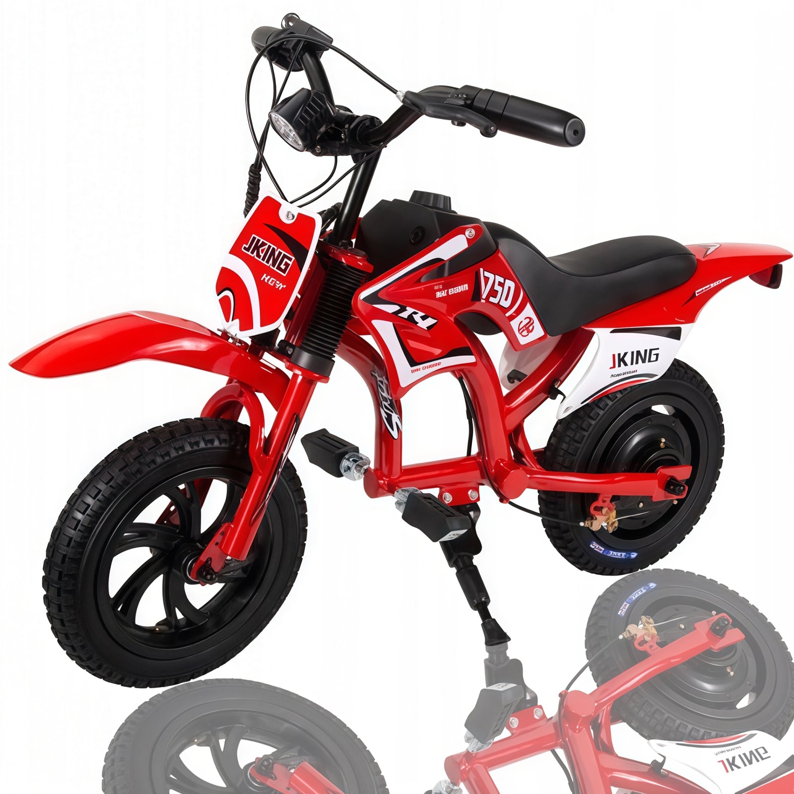 JKING C6 Children's Electric Motorcycle 300W 12km/h 2600mAh 12 Inch Tires