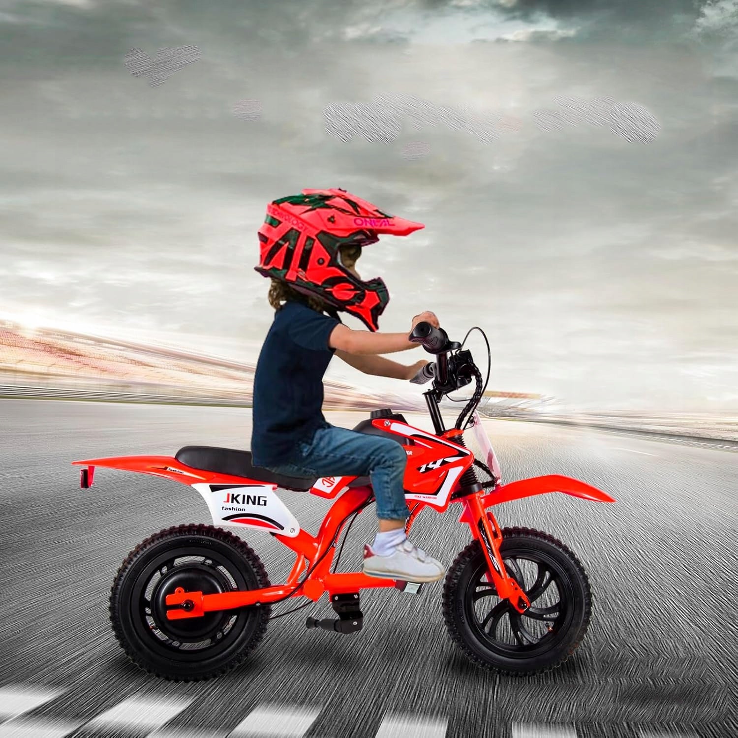 JKING C6 Electric Motorcycle for Kids300W 16km/h 25,2V 2600mAh 12" LED Manufacturer code 4771291736690