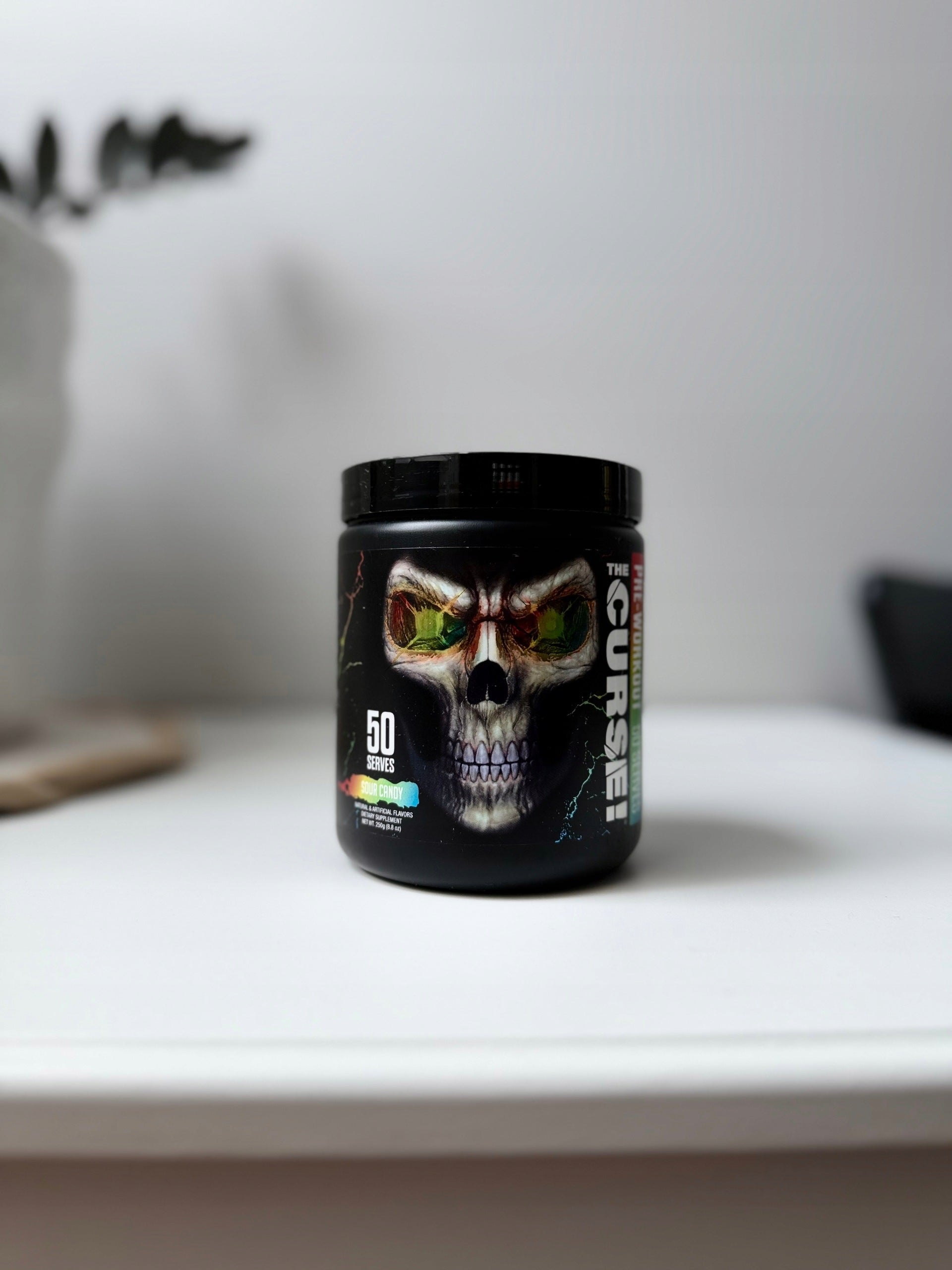 JNX Sports The Curse Pre-Workout Sour Candy 250g Expiration date at least 1 year from the date of purchase