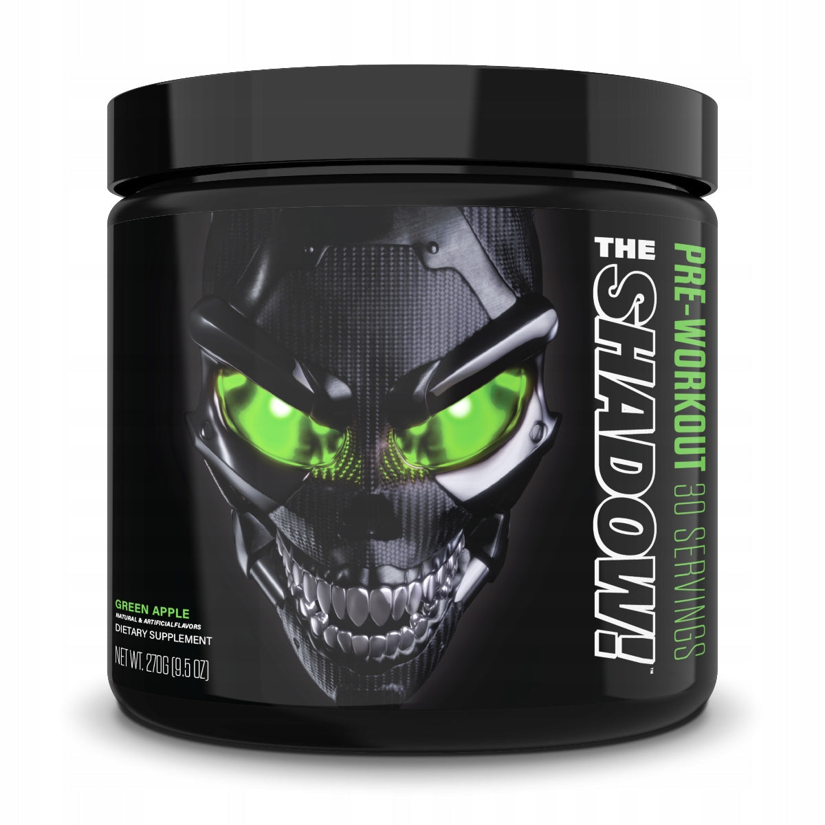 JNX Sports The Shadow Pre-Workout Conditioner! Green Apple Powder 270g Packaging status original