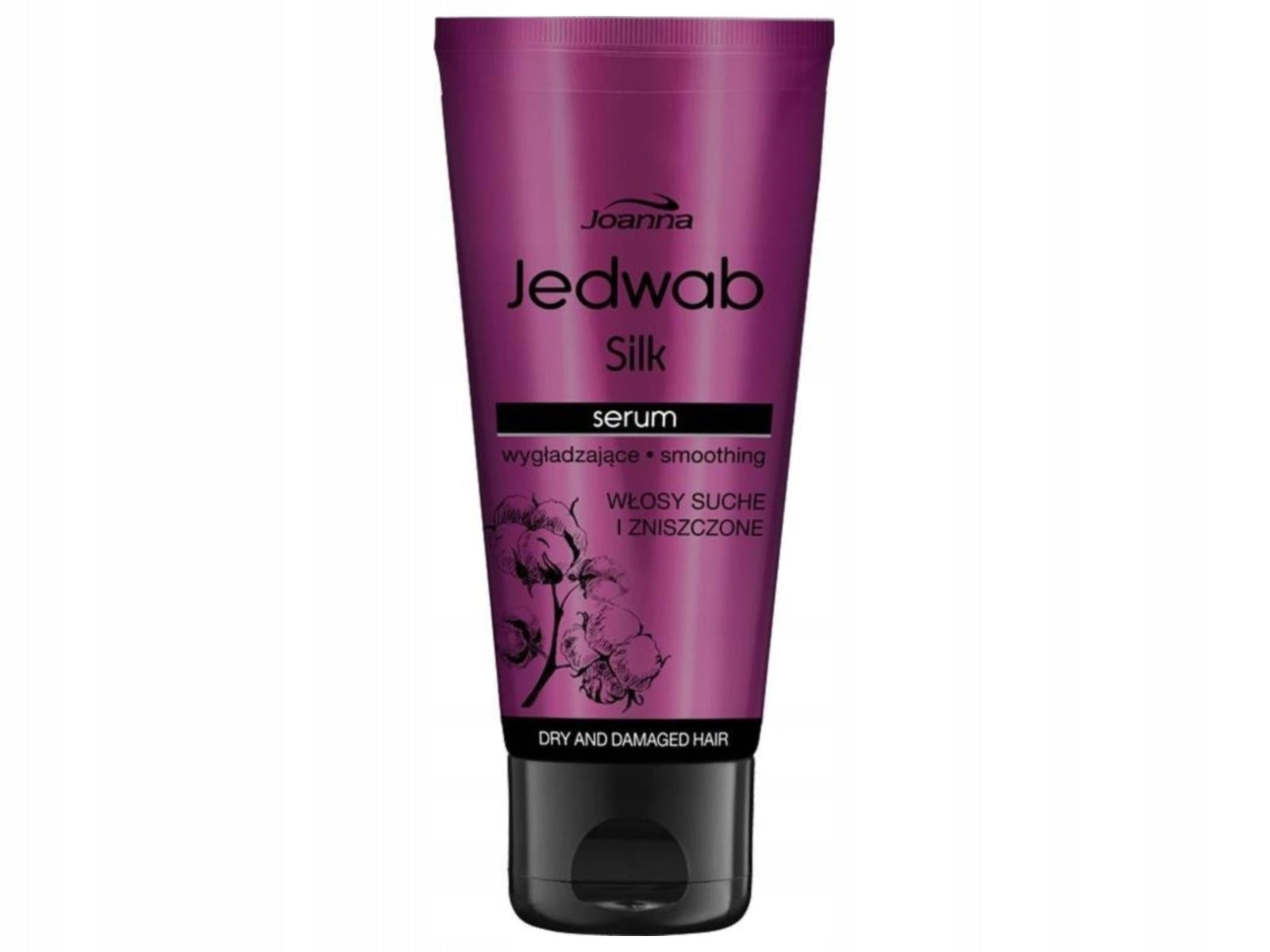 Glättendes Serum für trockenes und strapaziertes Haar Joanna Silk, 50 g 