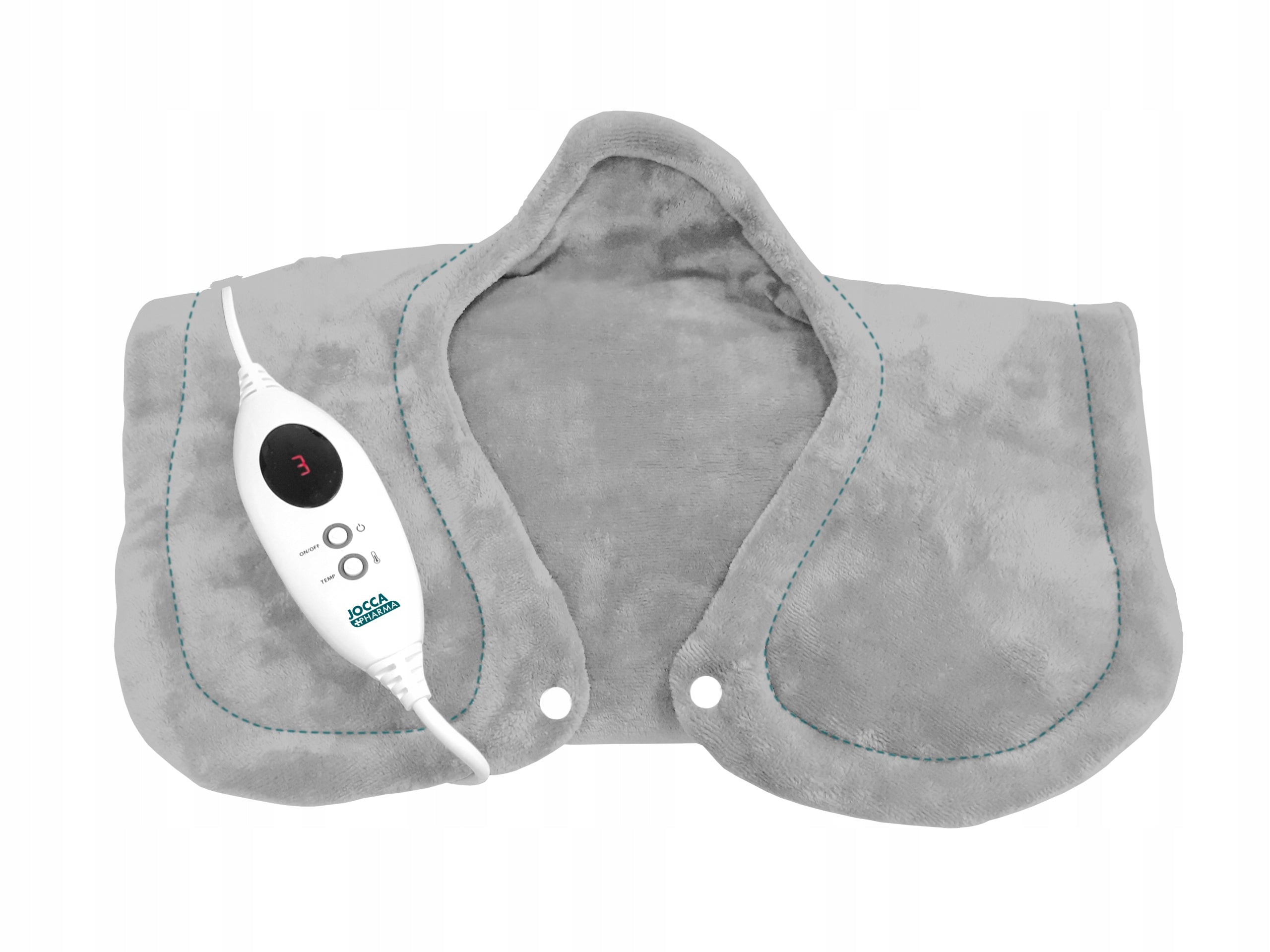 JOCCA Electric Heating Pillow for Shoulders and Back 6 Levels Grey