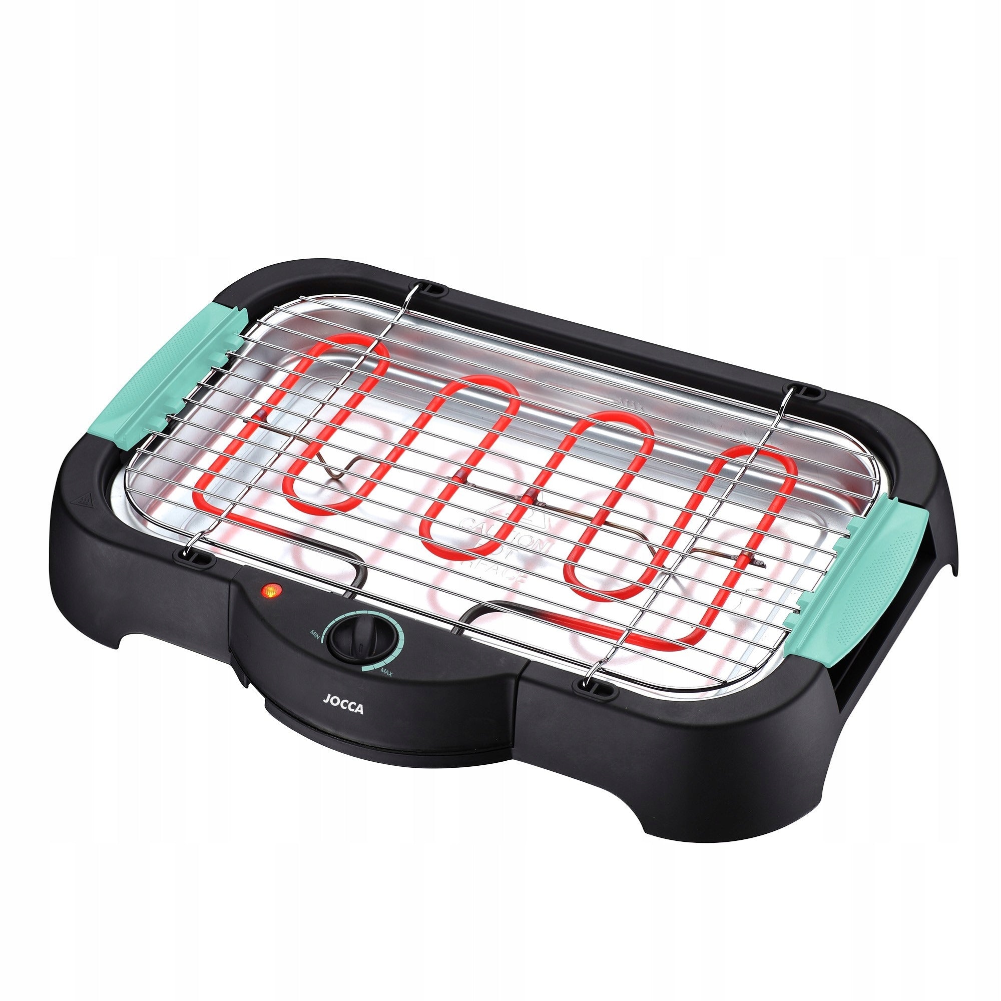 JOCCA Electric Table Grill 2189 2000W 41 × 24,5 cm Thermostat Black