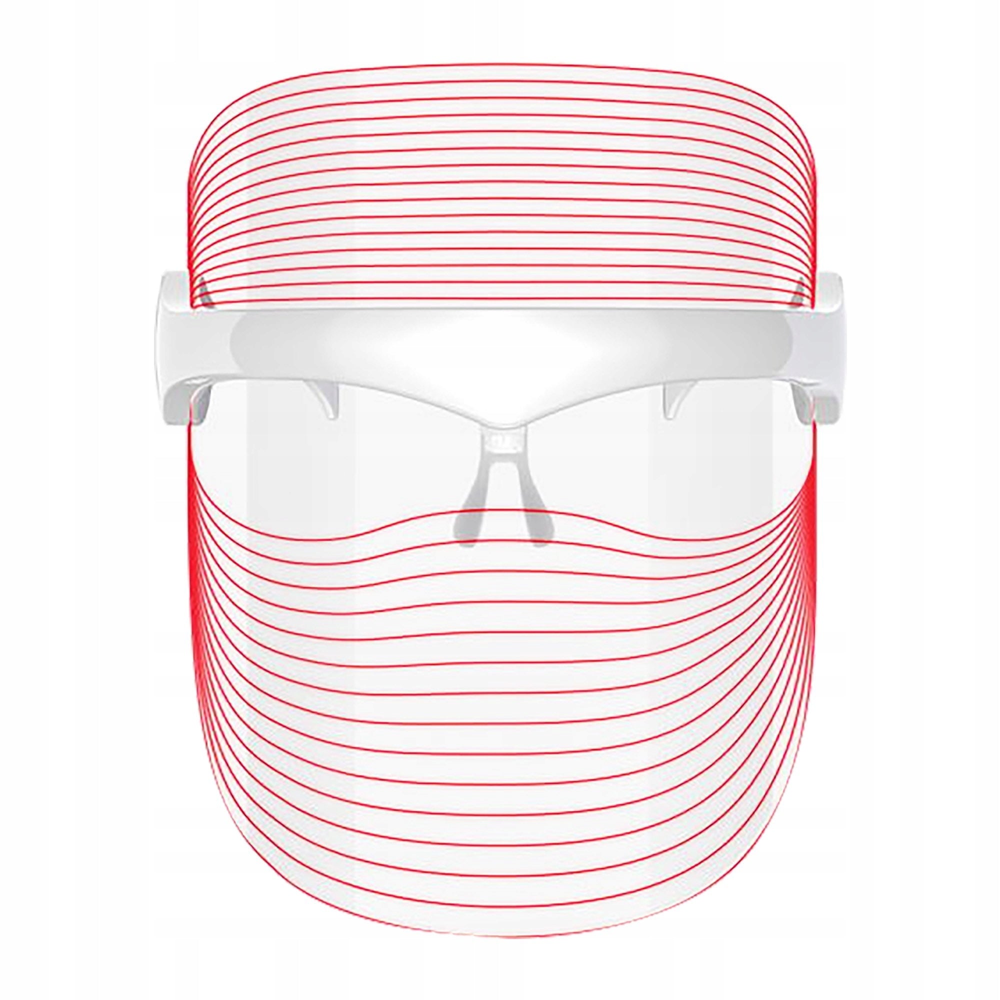 JOCCA Face Mask LED Light 7 Colors ABS Phototherapy 2798 White