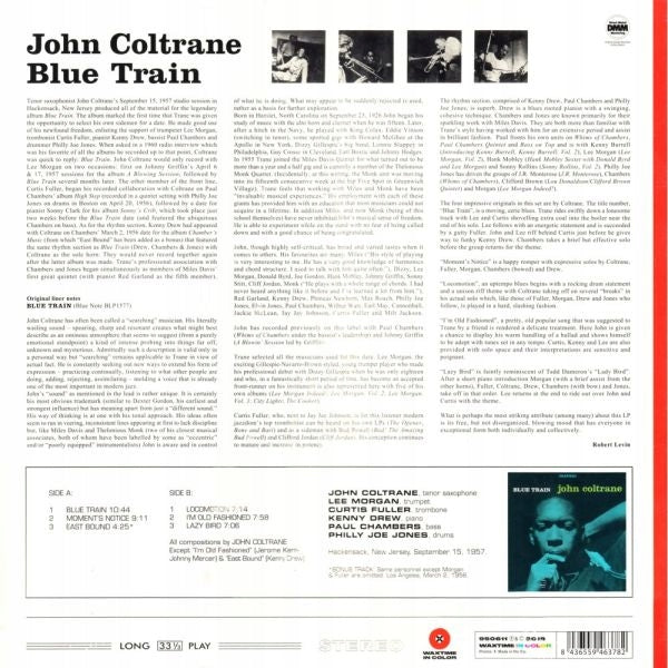 Vinyl-Schallplatte John Coltrane „Blue Train“ 