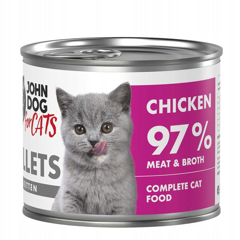 JOHN DO FOR CATS FOR KITTENS FILLETS CHICKEN 140g