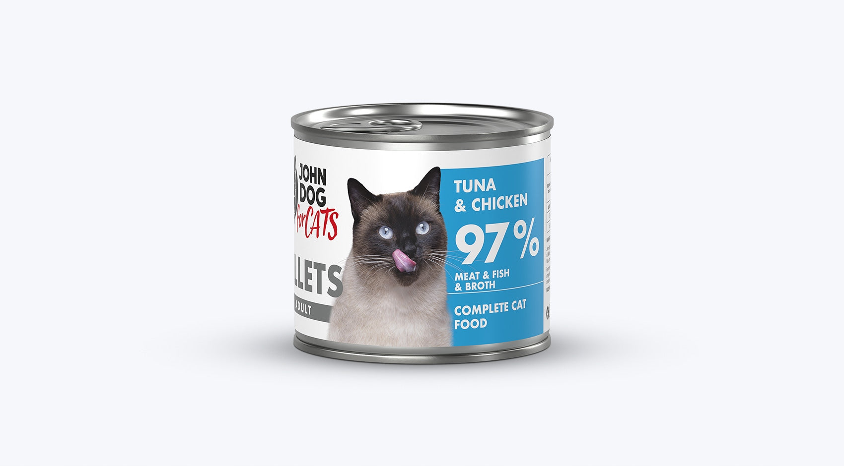 JOHN DOG FOR CATS FILLETS ADULT CAT TUNA AND CHICKEN fillets 140 g 841 Manufacturer code KMJDFCDTKF1406