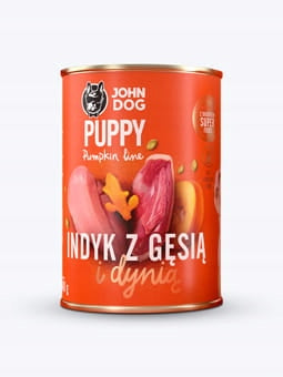JOHN DOG Pumpkin Junior Turkey with Goose 400g