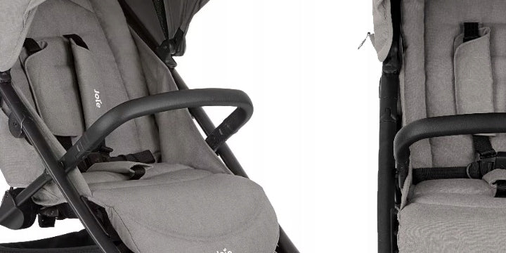 JOIE STROLLER LITETRAX PRO STROLLER FOR CHILDREN UP TO 22 KG + HEADBAND Color shades of gray and silver
