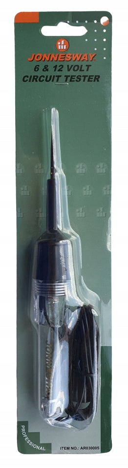 JONNESWAY SAMPLER TESTER VOLTAGE METER 6V-12V EAN (GTIN) 4719152303056