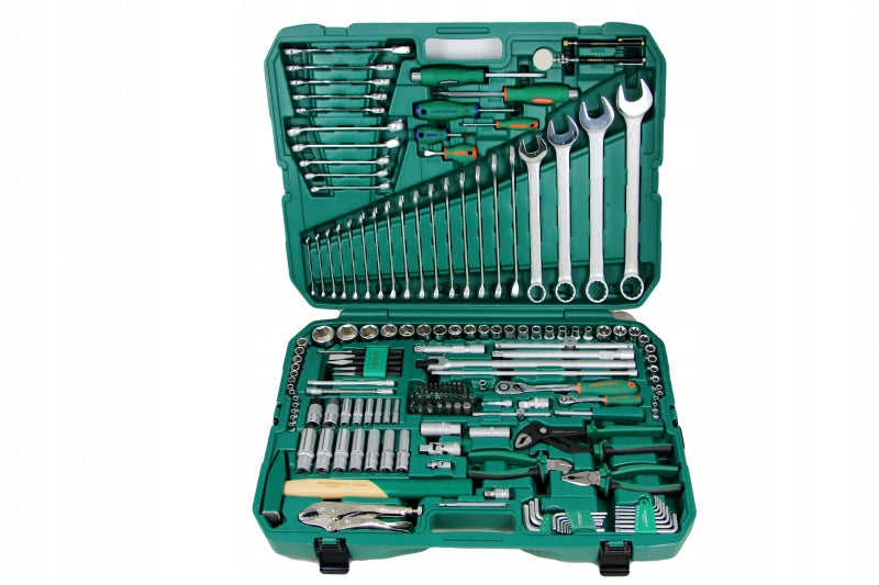 JONNESWAY TOOL SET 179 PCS SOCKET WRENCHES 1/4 1/2 FLAT-EYE