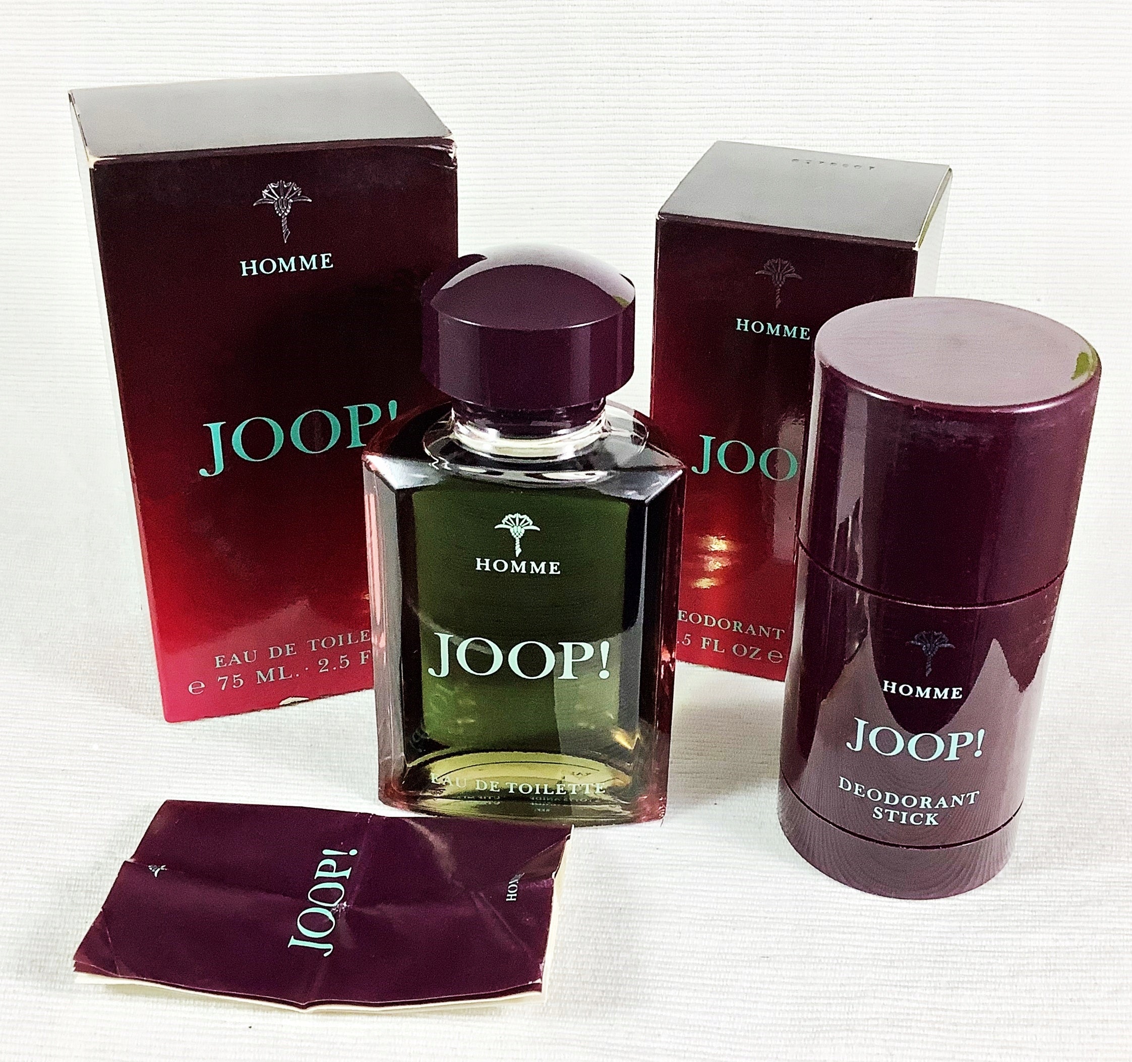 JOOP HOMME SUPER SET 1 RELEASE 90'S UNIQUE Packaging status original