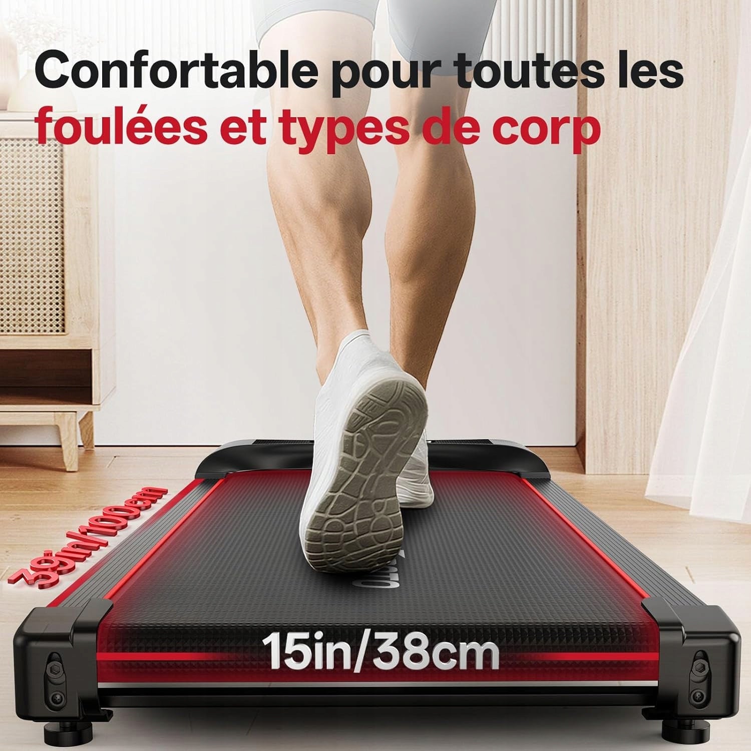 JOROTO JW20 Walking Pad 3 in 1 Treadmill 2,25 PS 1-6 km/h Load capacity 140 kg Brand Joroto
