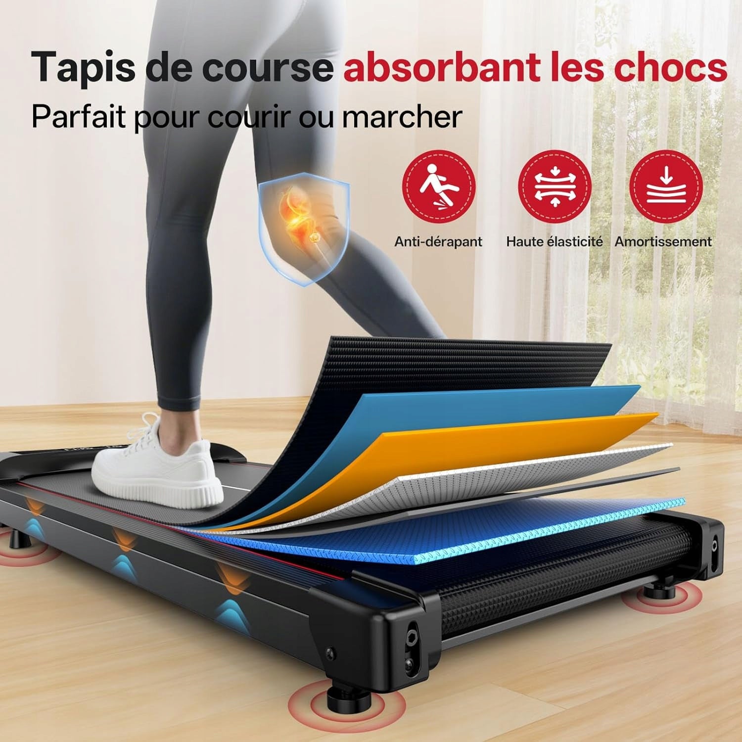 JOROTO JW20 Walking Pad 3 in 1 Treadmill 2,25 PS 1-6 km/h Load capacity 140 kg Model other