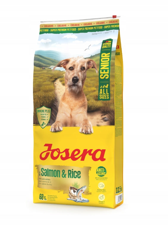 JOSERA EXCLUSIVE SENIOR SALMON & RICE 12.5KG