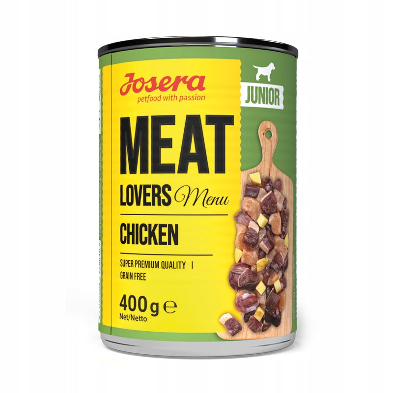 JOSERA JUNIOR DOG MEAT LOVERS MENU CHICKEN 400G