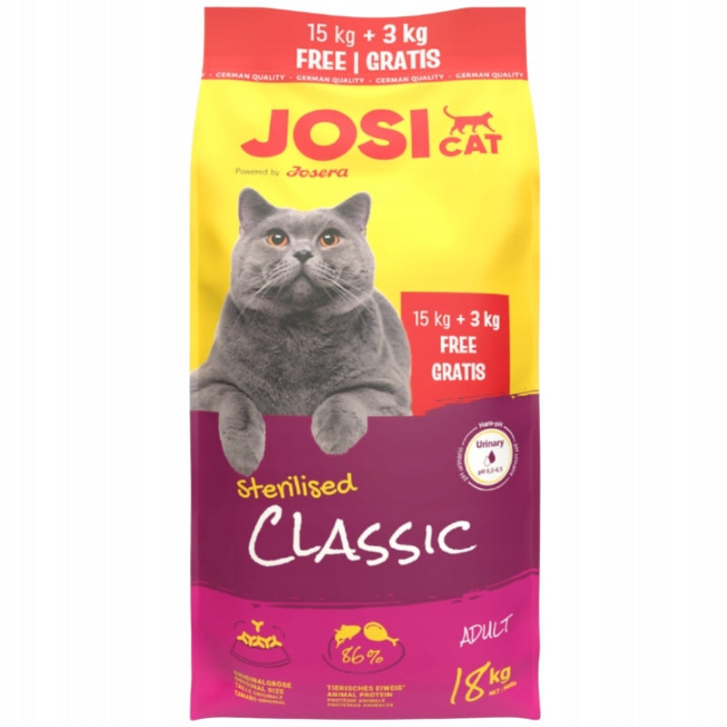 JOSERA JosiCat Classic Sterilized 15+3kg