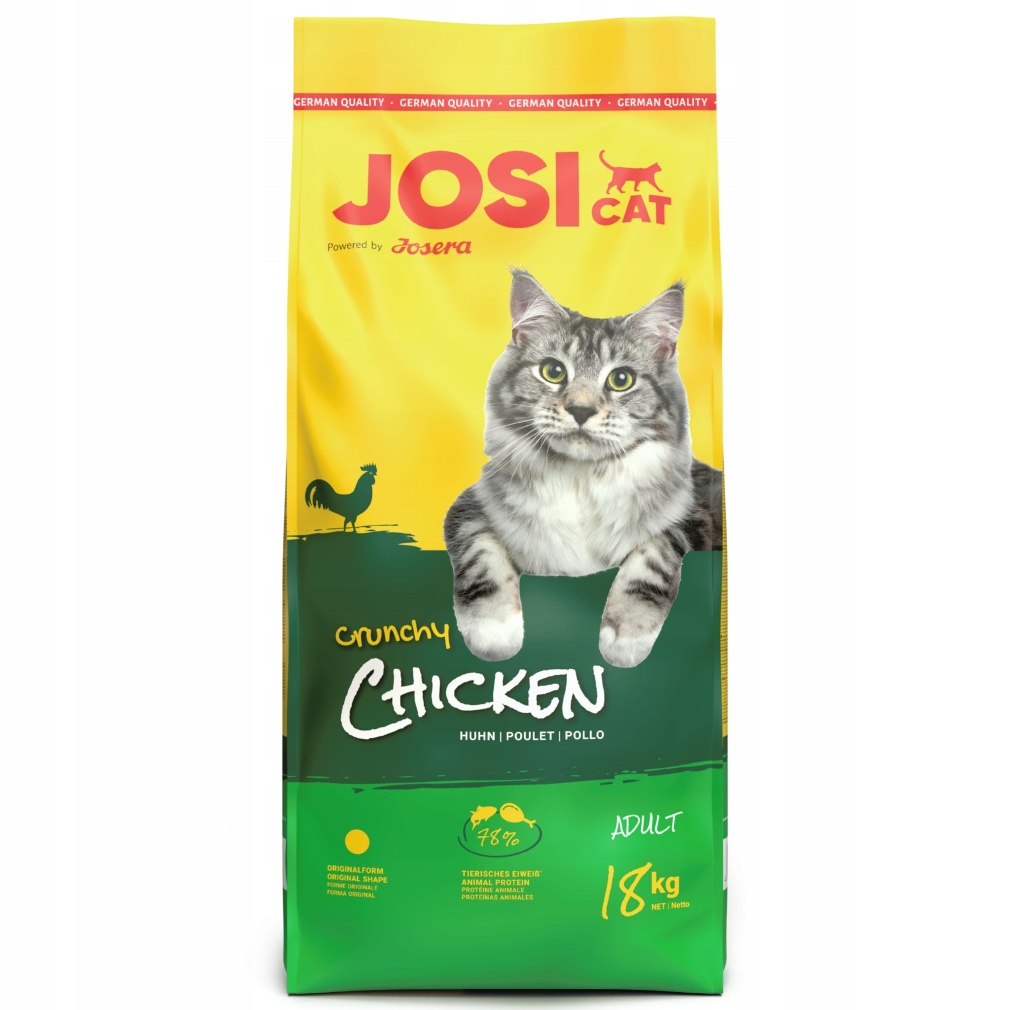 JOSERA JosiCat Crunchy Chicken Dry Cat Food 18kg Brand Josera