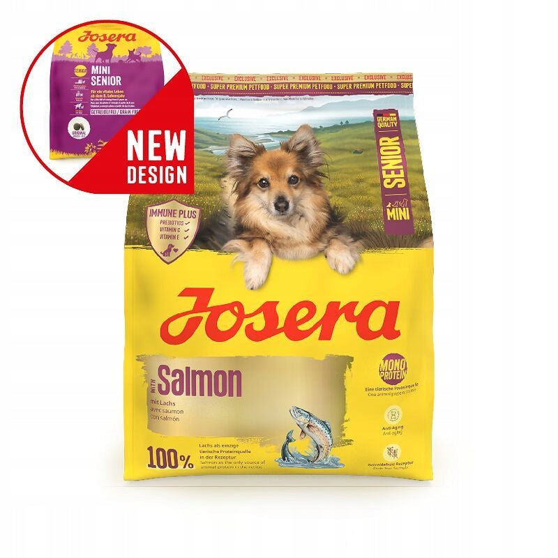 JOSERA MINI SENIOR SALMON SMALL BREED DOGS OLDER SALMON 900G