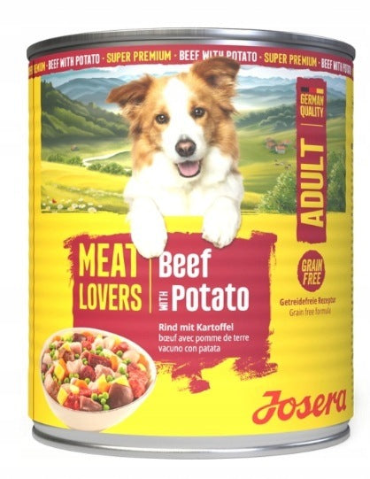 JOSERA Meat Lovers Adult Menu Beef Potato 800g