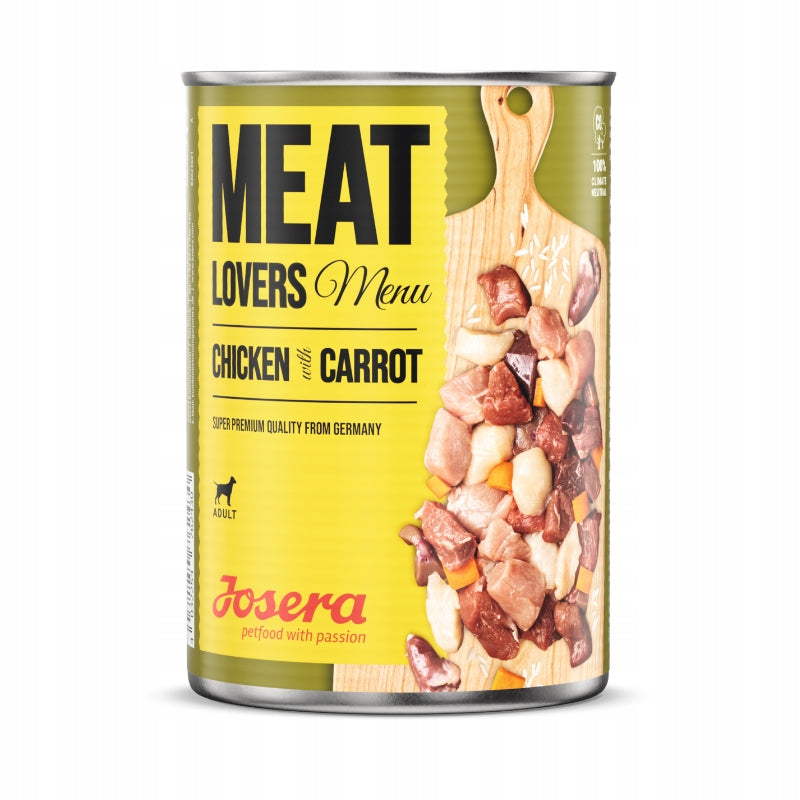 JOSERA Meatlovers Menu Chicken with carrots 400g