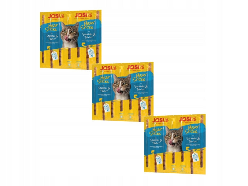 JOSICAT Meat Sticks Salmon and Trout 3 x 35 g