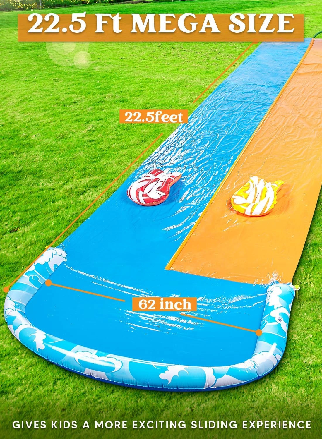 JOYIN water slide with built-in washer 686x157 cm blue HIT SUMMER Brand no brand
