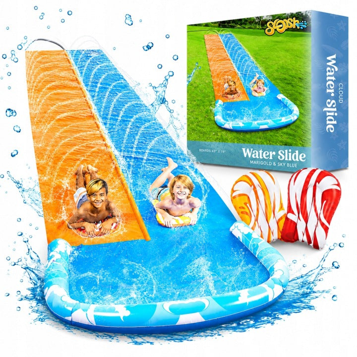 JOYIN water slide with built-in washer 686x157 cm blue HIT SUMMER