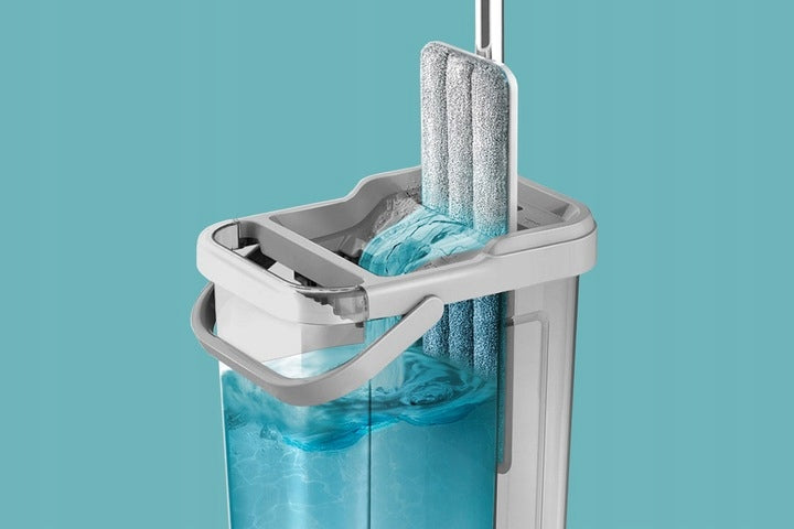 JOYMOOP flat mop + bucket with squeezer, 3 pads microfiber (R2) Manufacturer code Teesa New Clean R13 5,7L